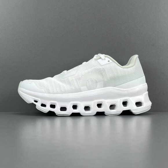 On Cloudmonster Void White Sneakers cushioned Non-Slip Women - Picture 6 of 12